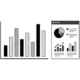 Visual representation of a bar graph and a pie graph.