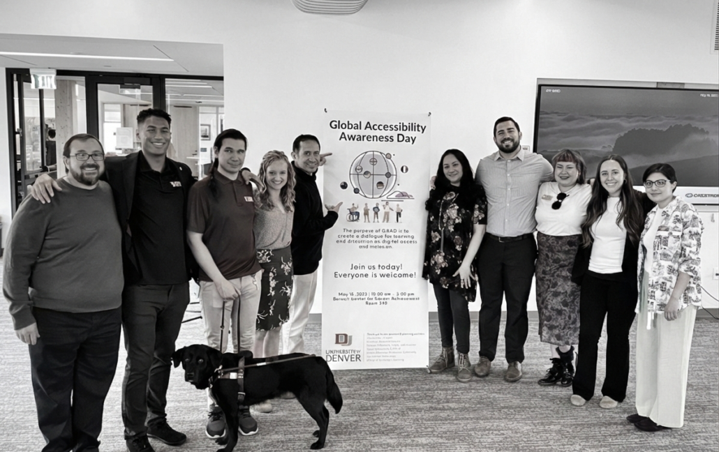 Members of the global accessibility awareness day event.